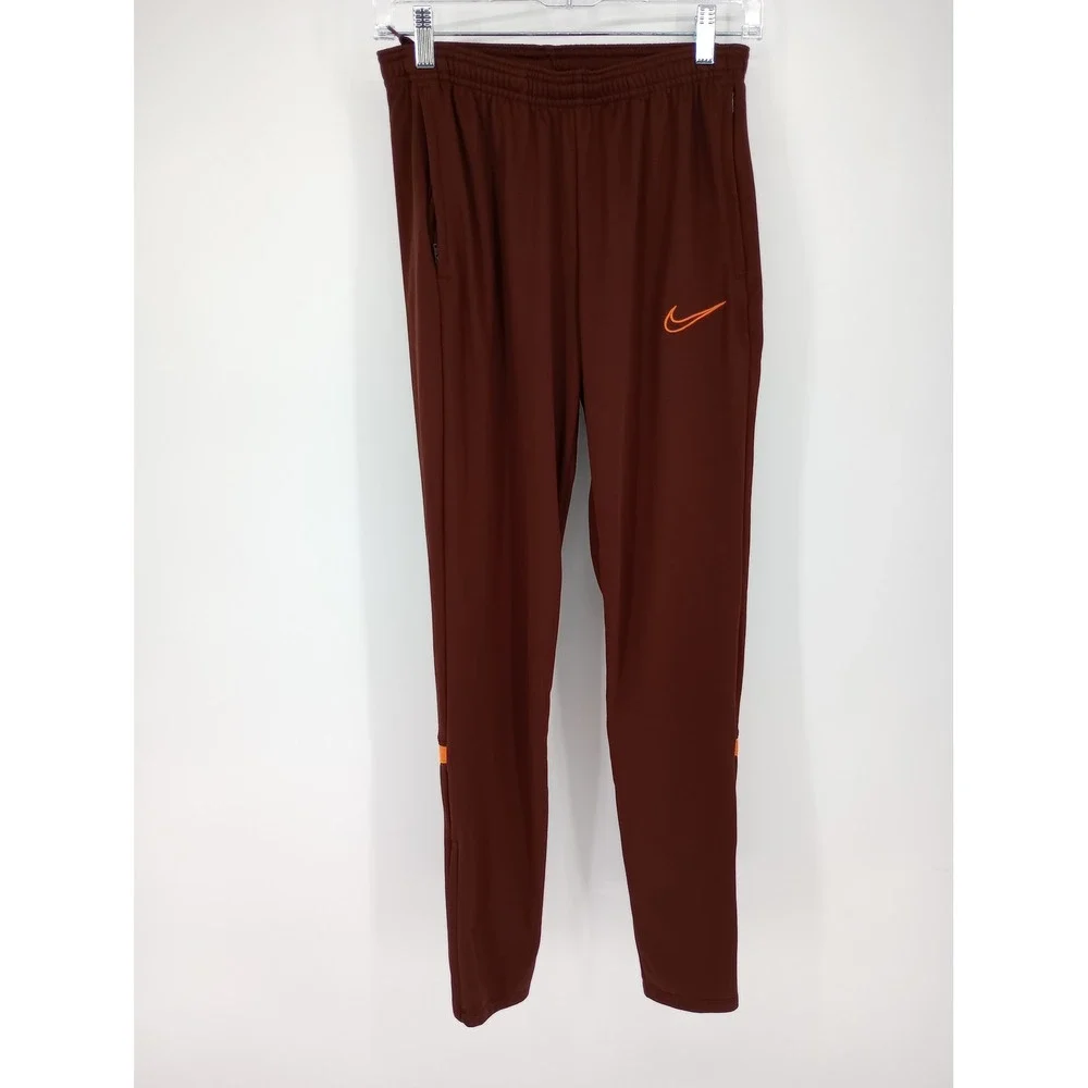 Nike Pants Womens XS Bronze Academy Soccer Jogger Zip Ankles Neutral Dry Fit